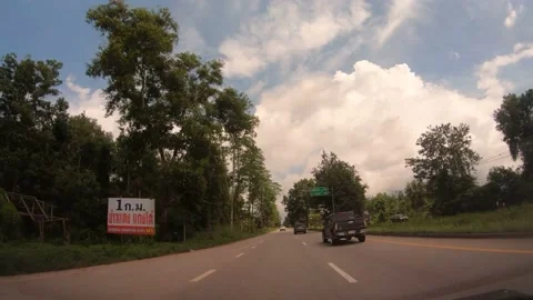 POV Hyperlapse Driving a car Stock Footage 142120939