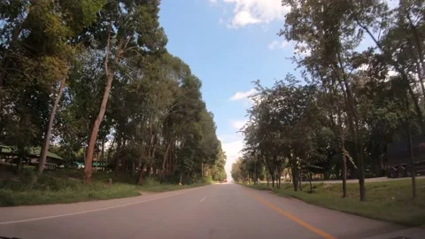 POV Hyperlapse Driving a car Stock Footage 142120975