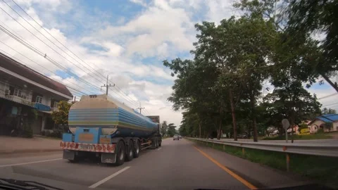 POV Hyperlapse Driving a car Stock Footage 142121708