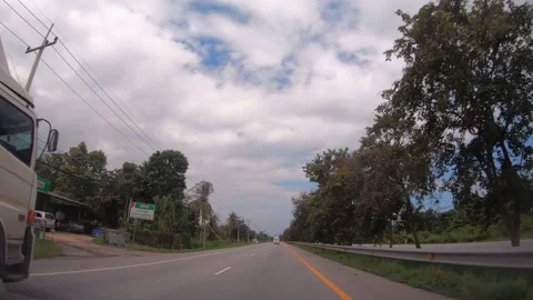 POV Hyperlapse Driving a car Stock Footage 142121999