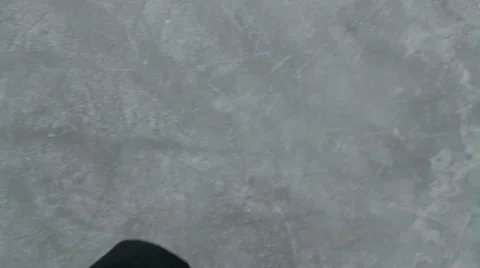 POV ice skating Stock Footage 1002698