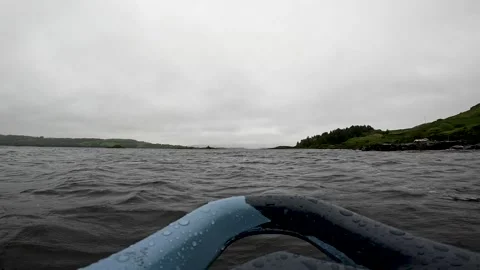 POV from kayak Stock Footage 309973262