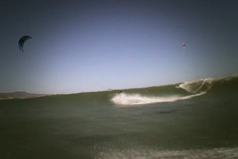 POV kiteboard4 Stock Footage 1001868