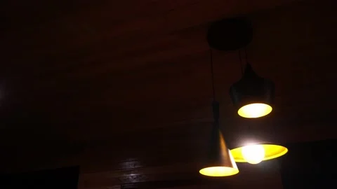 Pov looking at the ceiling and getting all blurred and blurred, concept of dizzi 库存影片 199515051