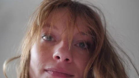 POV of a lover playing with his or her girlfriend in bed Stock-Footage 73498528