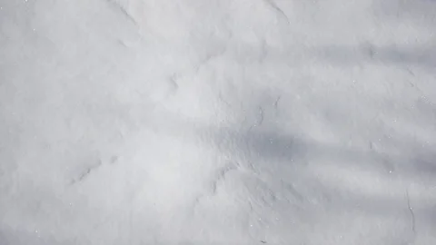 Pov of Man Walking in Powder Snow During Winter Stock Footage