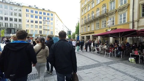 POV Marienplatz Video stock 80460382