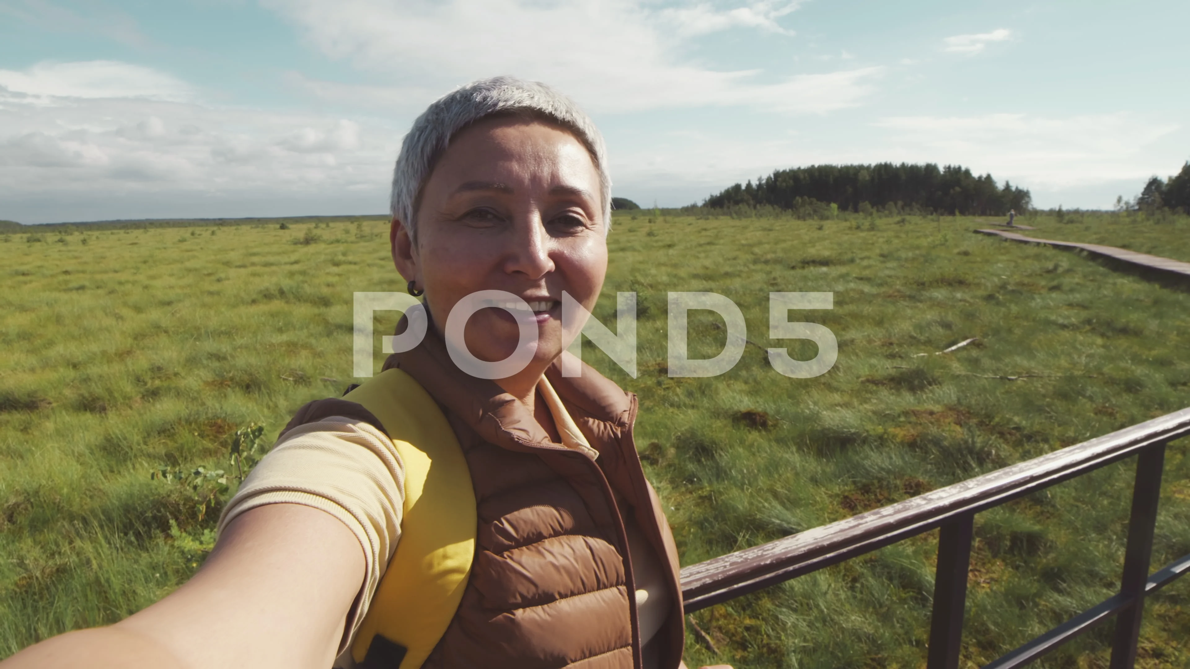 POV of Mature Asian Female Tourist in Fi... | Stock Video | Pond5