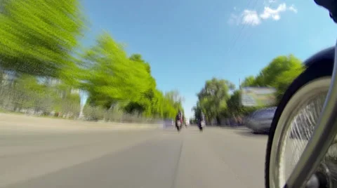 Pov Motorcycle Riding Stock Footage 39916876