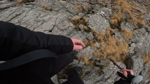 POV mountain decent Stock Footage 236325412