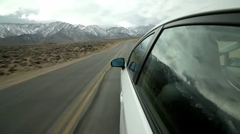 POV MOUNTAIN DRIVING Stock Footage 10789590