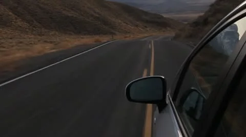 POV MOUNTAIN ROAD Stock Footage 10787939