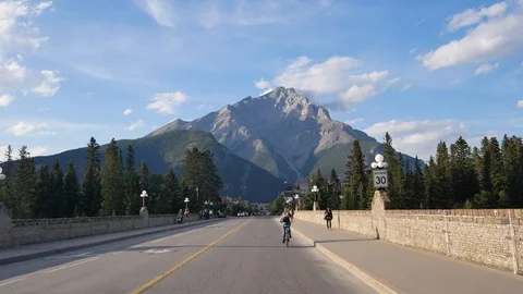 POV from the moving car while driving along the local natural way Stock Footage 121399978