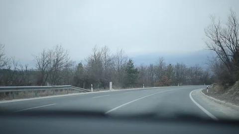 Pov Of The Passenger Stock Footage 103400575