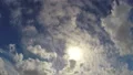 POV of person lying on ground and looking up to the sky, clouds floating by 4k or 4k+ Resolution