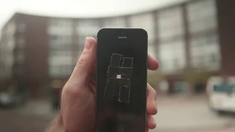 POV Phone Outside Stock Footage 82380431