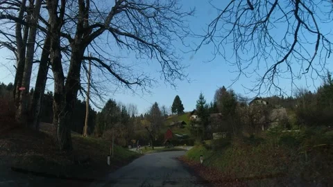 POV, point of view of driving a car Stock Footage 169249721