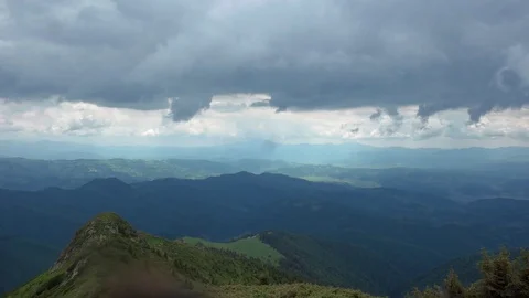 POV point of view walking along hiking mountain trail path, People Footsteps Stock Footage 80677372