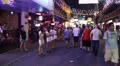 POV in Red light district of Pattaya City, Thailand. HD Footage