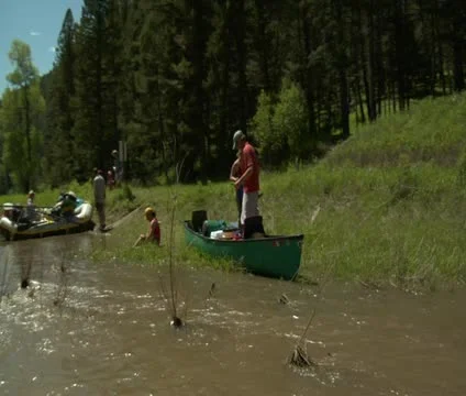 POV river raft Stock Footage 21620166