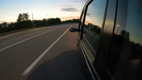 POV. Road car drive hyperlapse. Stock Footage 159268247