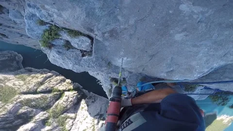 POV rock drilling Stock Footage 132019750