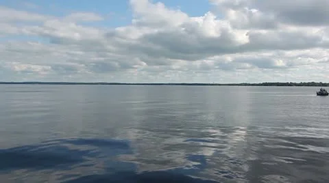 Pov from a sailing boat Stock Footage 10703444