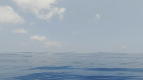 POV Shot Going Underwater Stock Footage