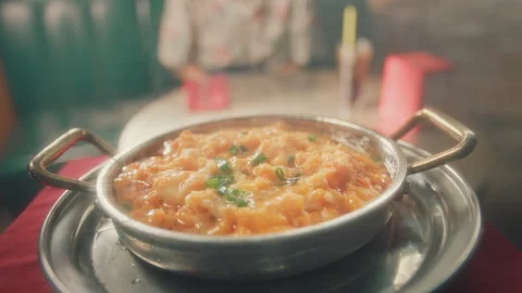 POV shot of Meal Serving Stock Footage 275498174
