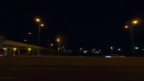 road side view night