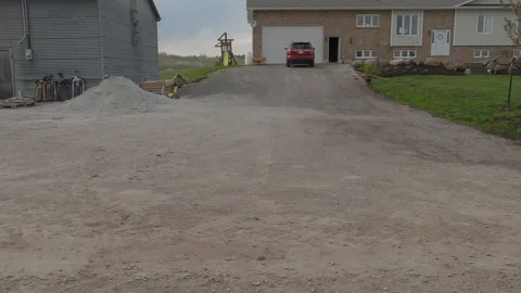 POV side view rich soil and farmland in the Holland marsh of Ontario 库存影片 154331448