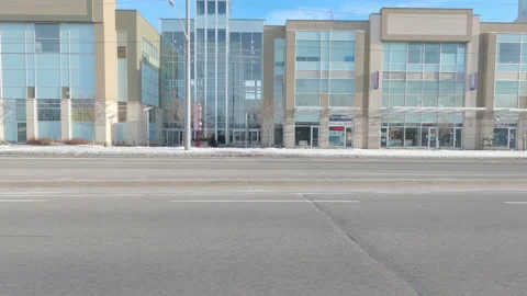 POV side view suburban areas near Toronto Canada 스톡 동영상 146346287