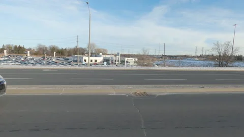 POV side view suburban areas near Toronto Canada 库存影片 146346661