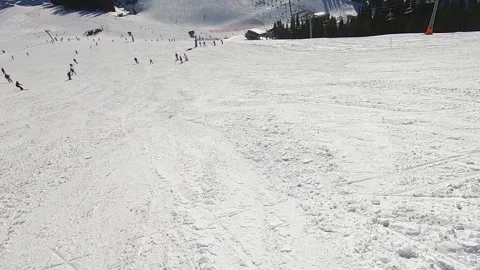 Pov on the slopes 库存影片 230023743