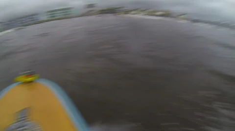 POV of surfer at play. Stock Footage 42543261