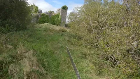 POV with sword on an Island Stock Footage 232962019