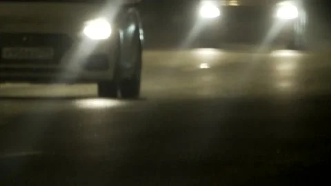 POV taxi Drunk or sleepy driver Stock Footage 156596653