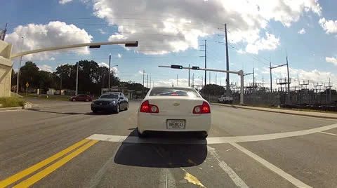 POV Time Lapse Driving on Interstate 2 minutes Stock Footage 24465629