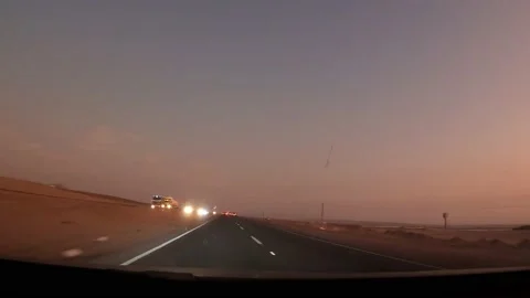 POV timelapse camera driving and overtaking various cars and trucks on the highw 库存影片 197566942