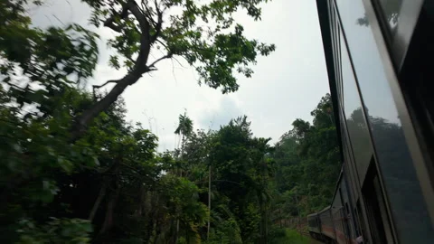 POV Train From Kandy To Colombo In Sri Lanka Stock-Footage 330972747