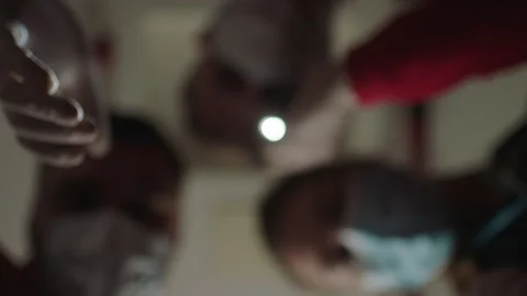 POV view from patient's perspective inside an ambulance Stock Footage 283116070