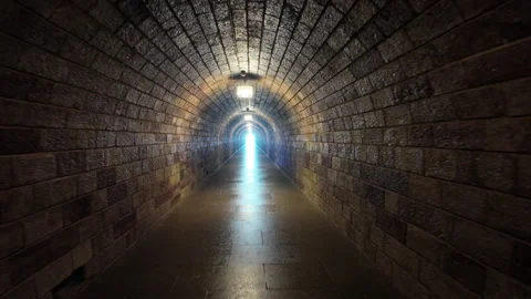 POV Walk Through Tunnel to Eagles Nest Elevator – Kehlsteinhaus, Germany Stock Footage 309269834