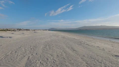 POV Walking On The Beach Stock Footage 182048102