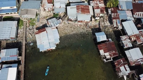 Poverty and pollution Stock Footage 90802823