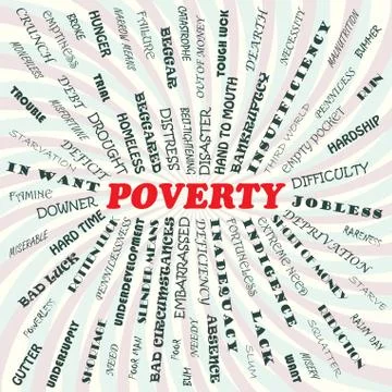 Poverty Stock Illustration