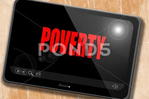 Poverty sign background: Royalty Free Illustration #61412434