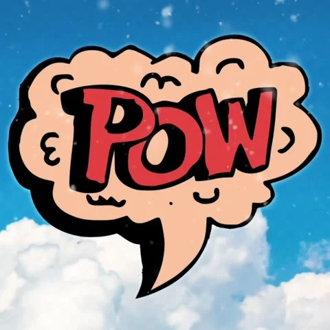 Pow Comic Bubble Stock Footage 259230866