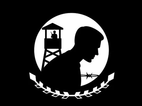 Pow mia flag Stock Illustration