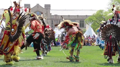 Pow Wow dancers 動画素材 50765543