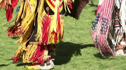 Pow Wow Dancing Feet Video stock 10826585